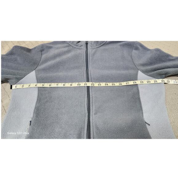 Gander Mountain Grey 2 tone Fleece Jacket with adjustable waist Women's size Med - Picture 5 of 11